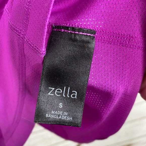 Zella Women's Fuschia Workout Tank Shelf Bra Spaghetti Strap Size Small‎ - Picture 6 of 7